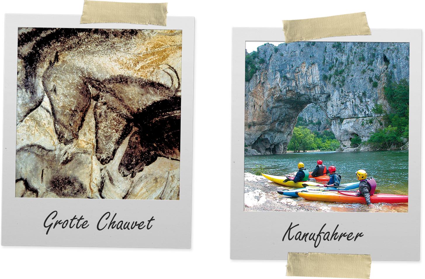 standortwanderung-schlucht-ardeche-polaroid